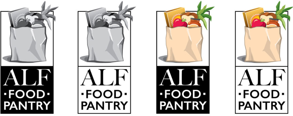 Food Pantry Logo Finals - ALF Food Pantry Logo Designer - Graphic Design Firm - San Luis Obispo Logo Designer - Studio 101 West Marketing & Graphic Design