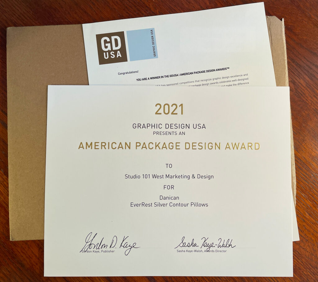 GDUSA Package Design Award - Graphic Design Packaging Award Winner - Studio 101 West Marketing & Design - Graphic Designer