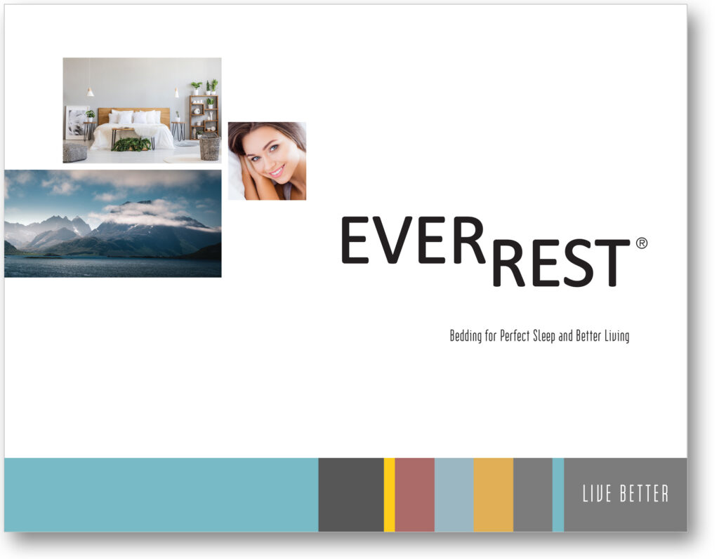 EverRest Brand Awareness Brochure - Product Features Brochure - Graphic Design - Award Winning - American Advertising Awards 2021 - Studio 101 West Graphic Design