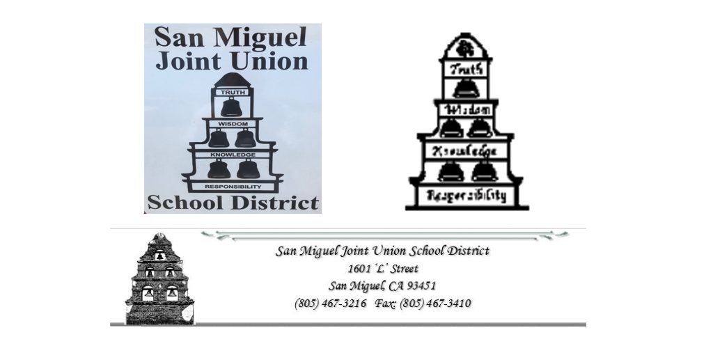 SMJUSD Old Ugly logos - Logo Design Project - San Miguel Join Union School District - Studio 101 West - Re-branding Project