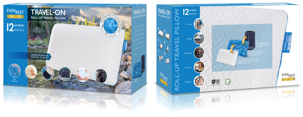 Packaging Design - EverRest - Travel-On Pillow Box -