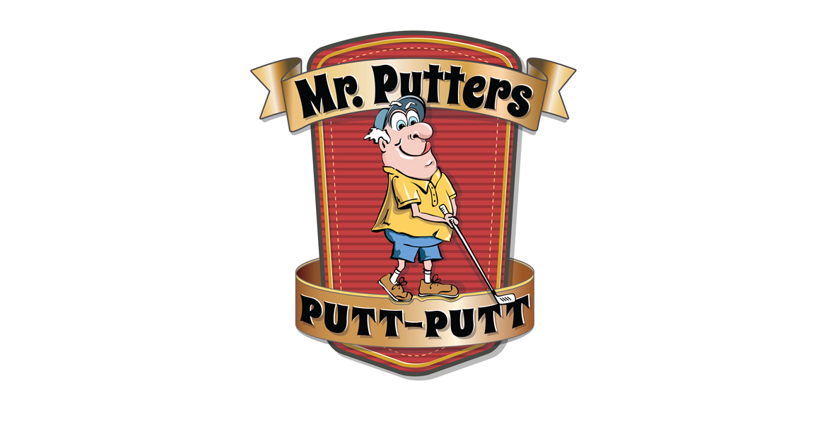 Mr Putters Mini Golf Logo Design - Logo Designer - Studio 101 West Marketing and Design
